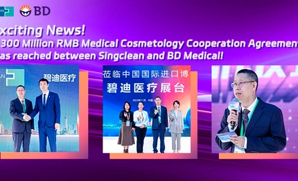 Singclean and BD Medical Ink 300M RMB Cosmetology Deal