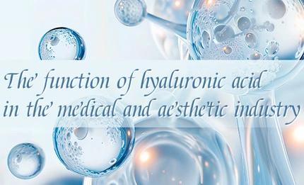 The Function of Hyaluronic Acid in the Medical and Aesthetic Industry